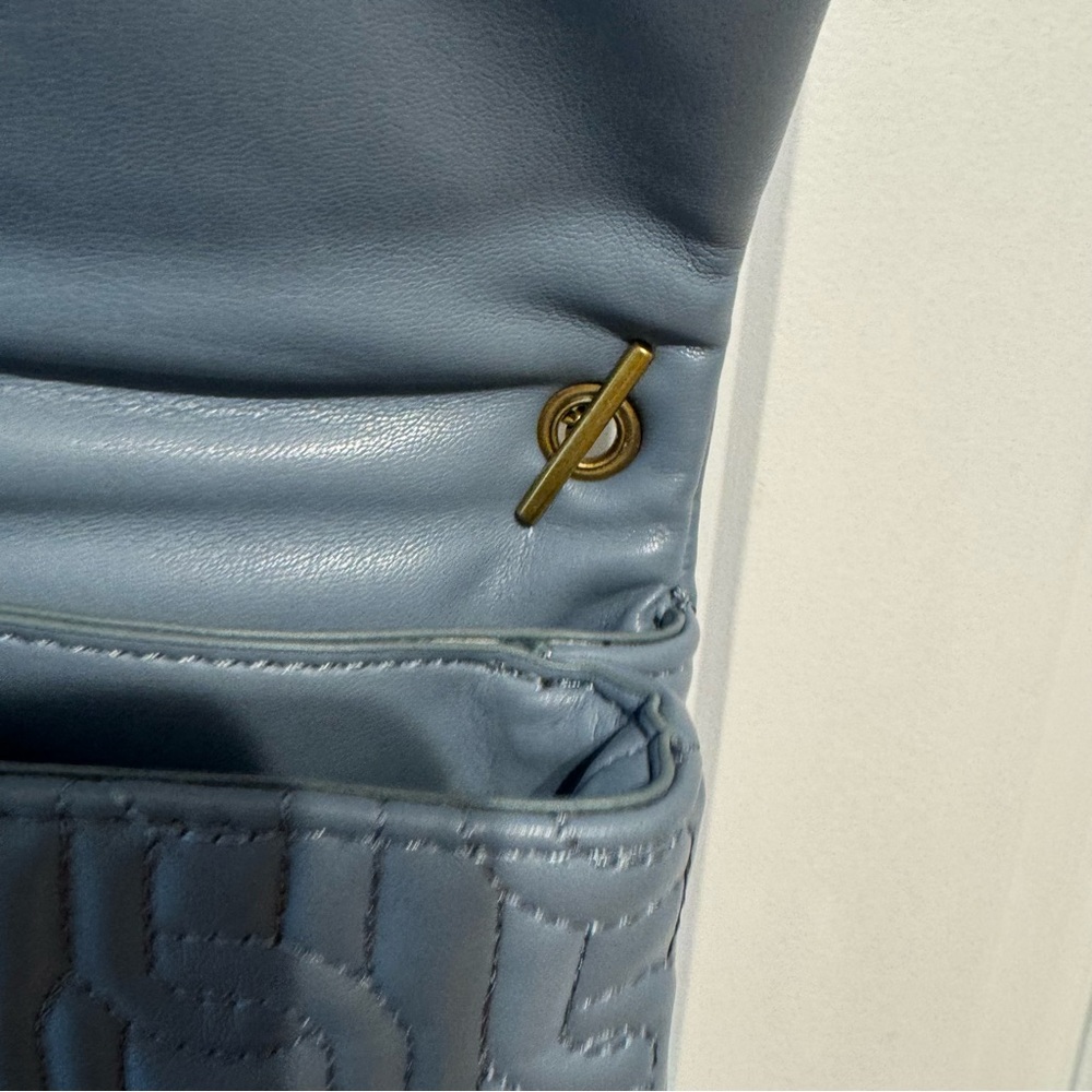 Zara light blue quilted bag - Picture 7 of 7